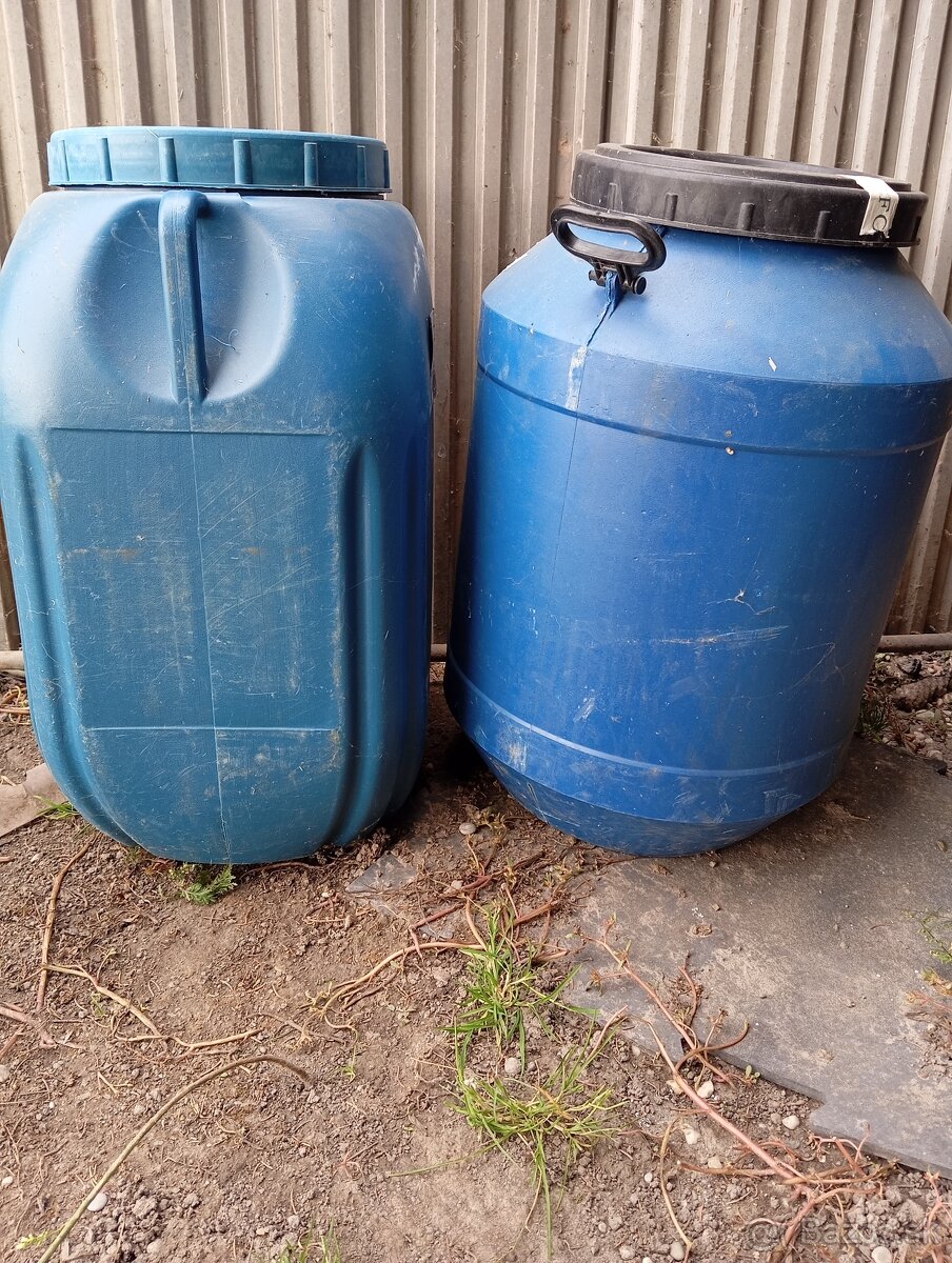 Plastové sudy 65L +možnosť dopraviť - 2