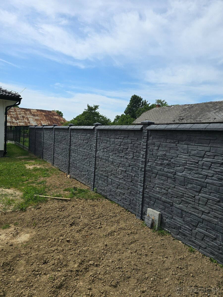 Betónové ploty Trebišov a okolie - 2