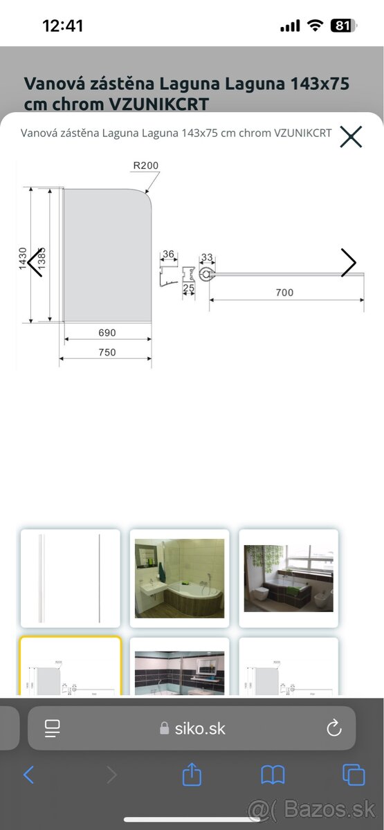 Vaňová zastena SIKO - 2