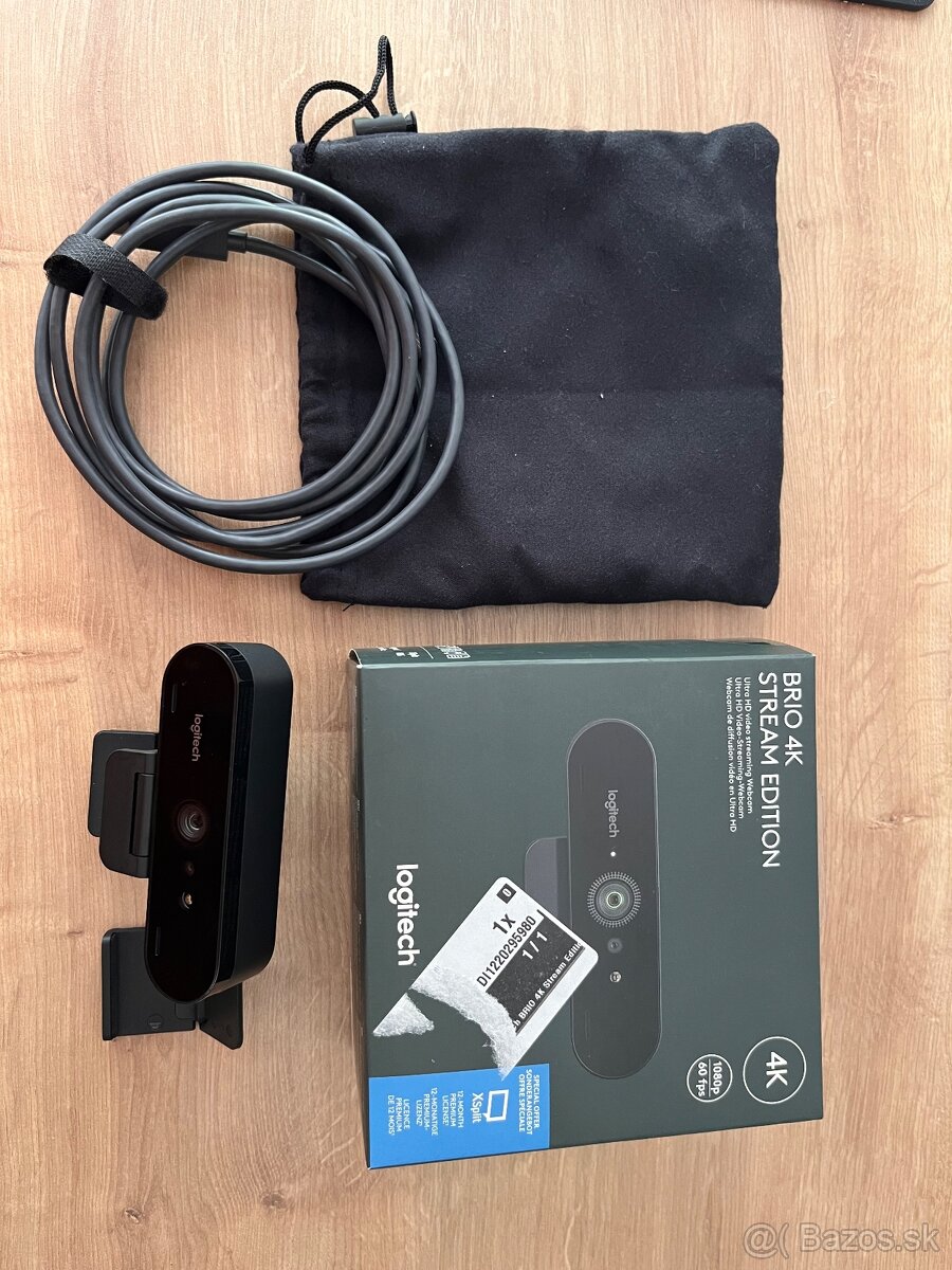 Webkamera Logitech BRIO 4K (960-001106) čierna - 2