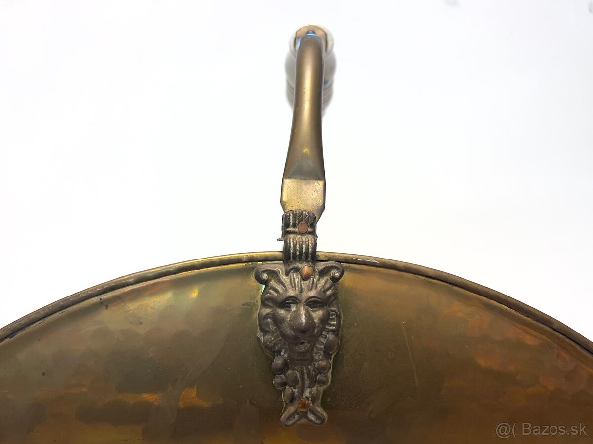 Mosadzný košík - 2