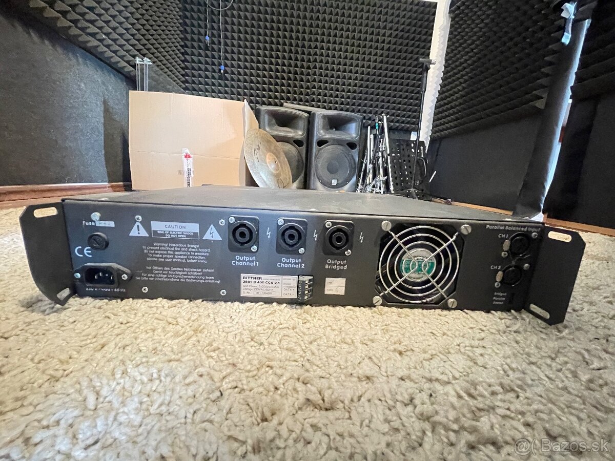 Zosilňovač Bittner 2801 2x200W - 2