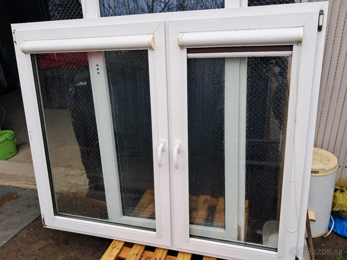 Predám plastove okna 165 x 135 cm - 2
