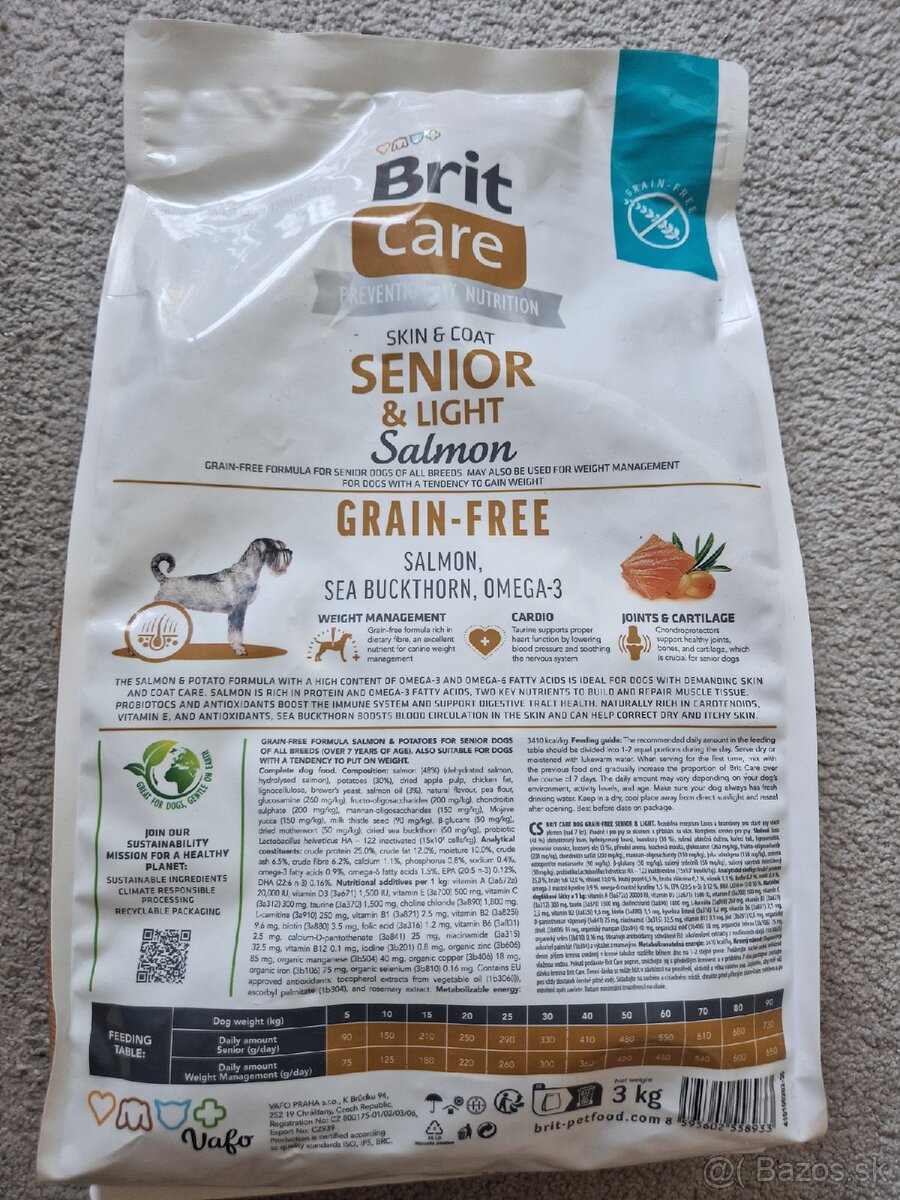 Granule Brit Care Senior light 3kg - 2
