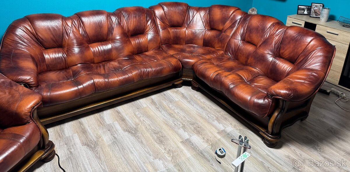 Kožená sedacia súprava - 2