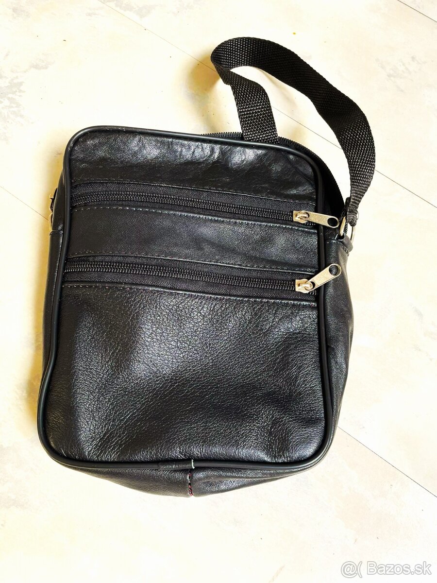 Luxusná kožená taška na rameno - 2