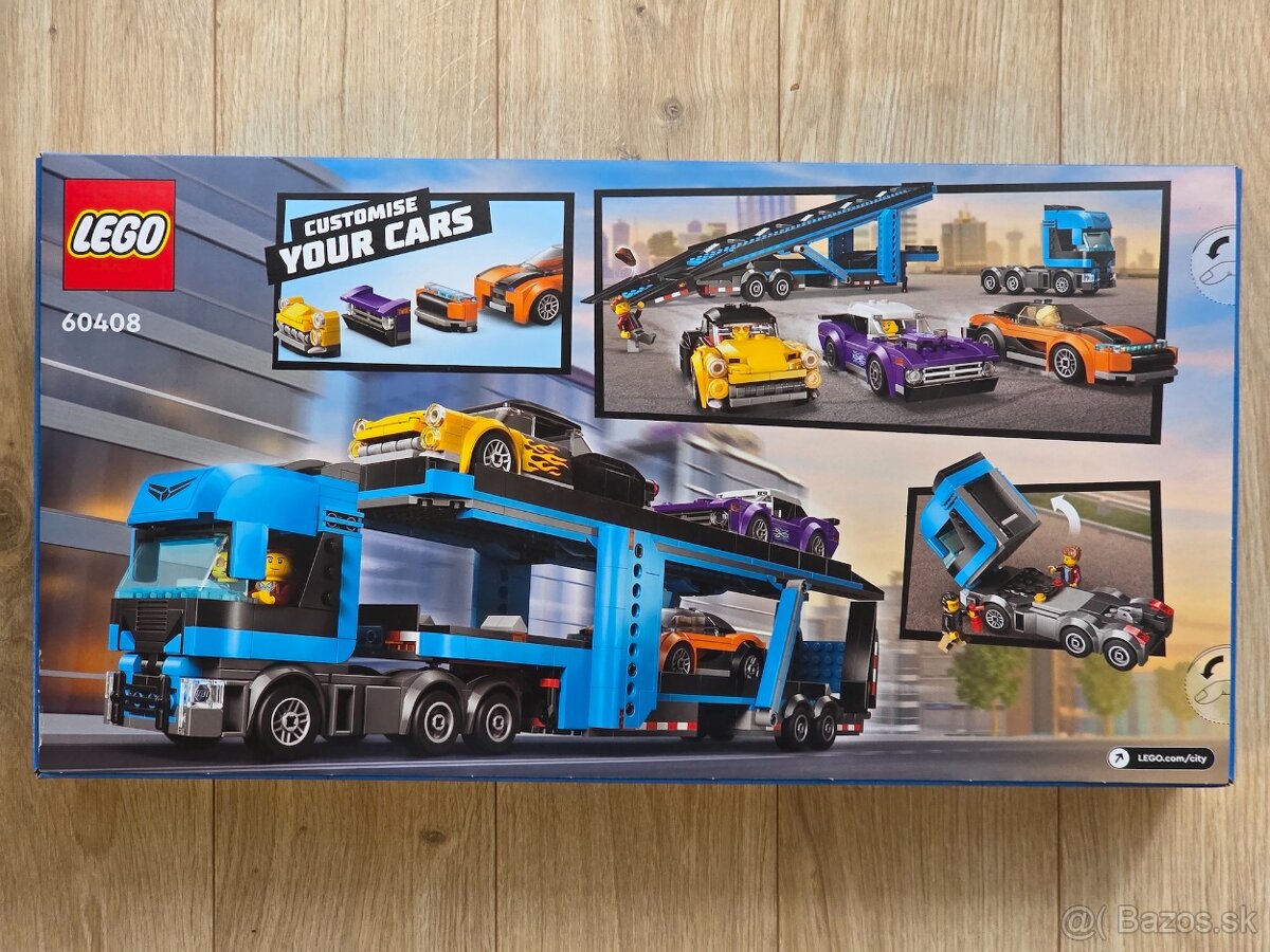 Lego City 60408 Kamión na prepravu áut so športiakmi - 2