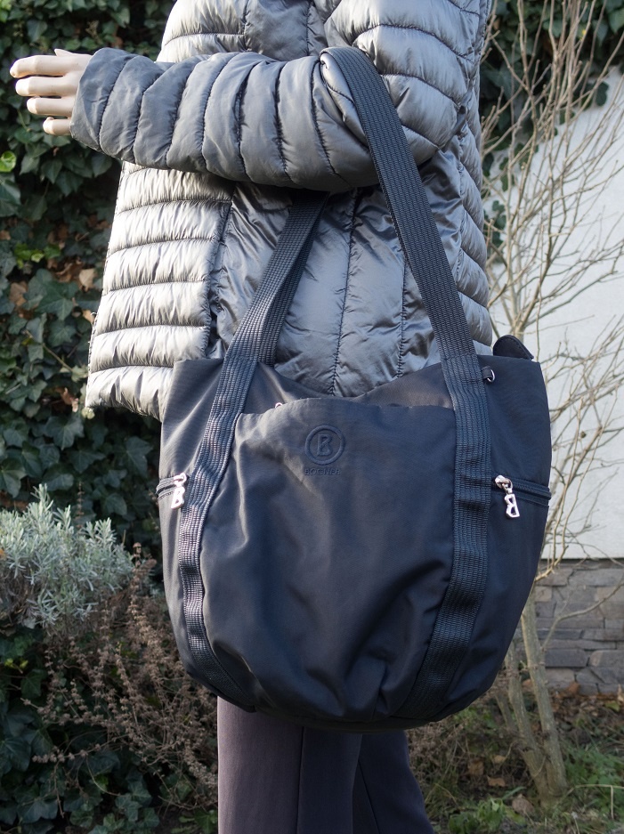 Bogner modrá nylonová kabelka - 2