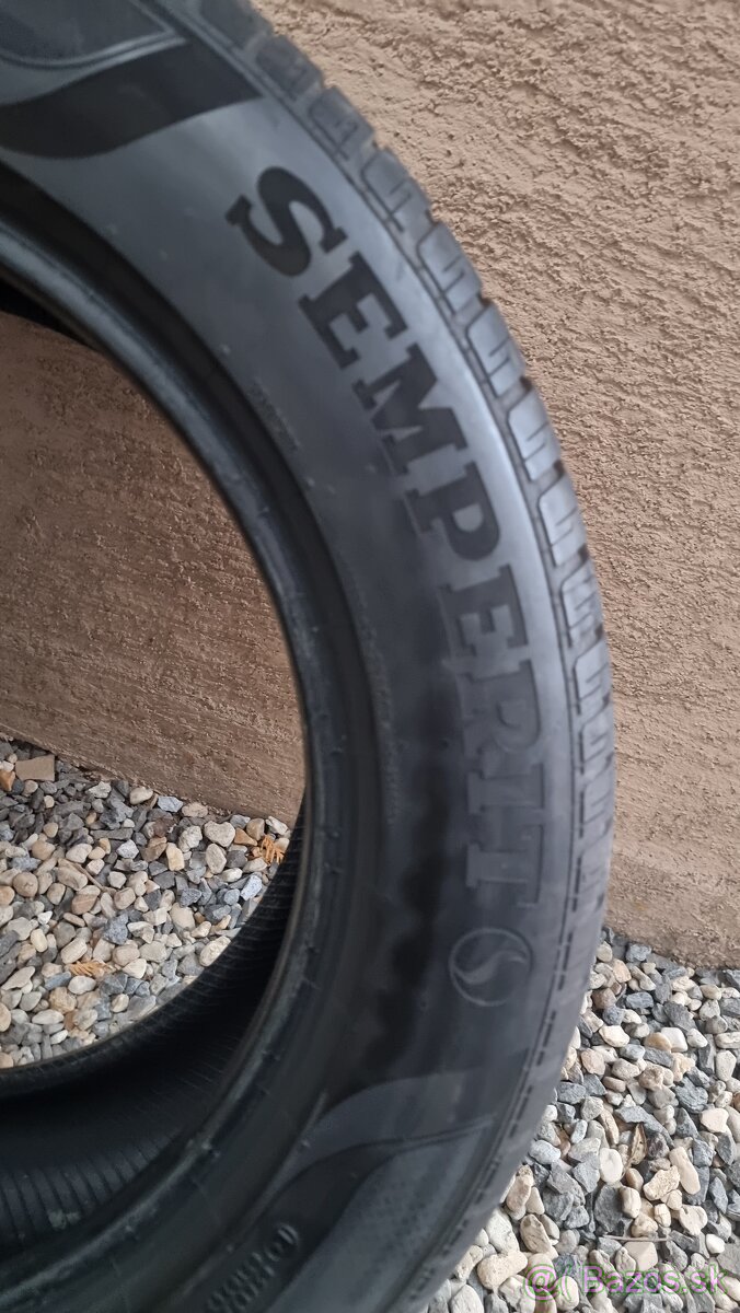 Predám letné pneumatiky Semperit 225/55 r17 Y XL,dot 4723. - 2