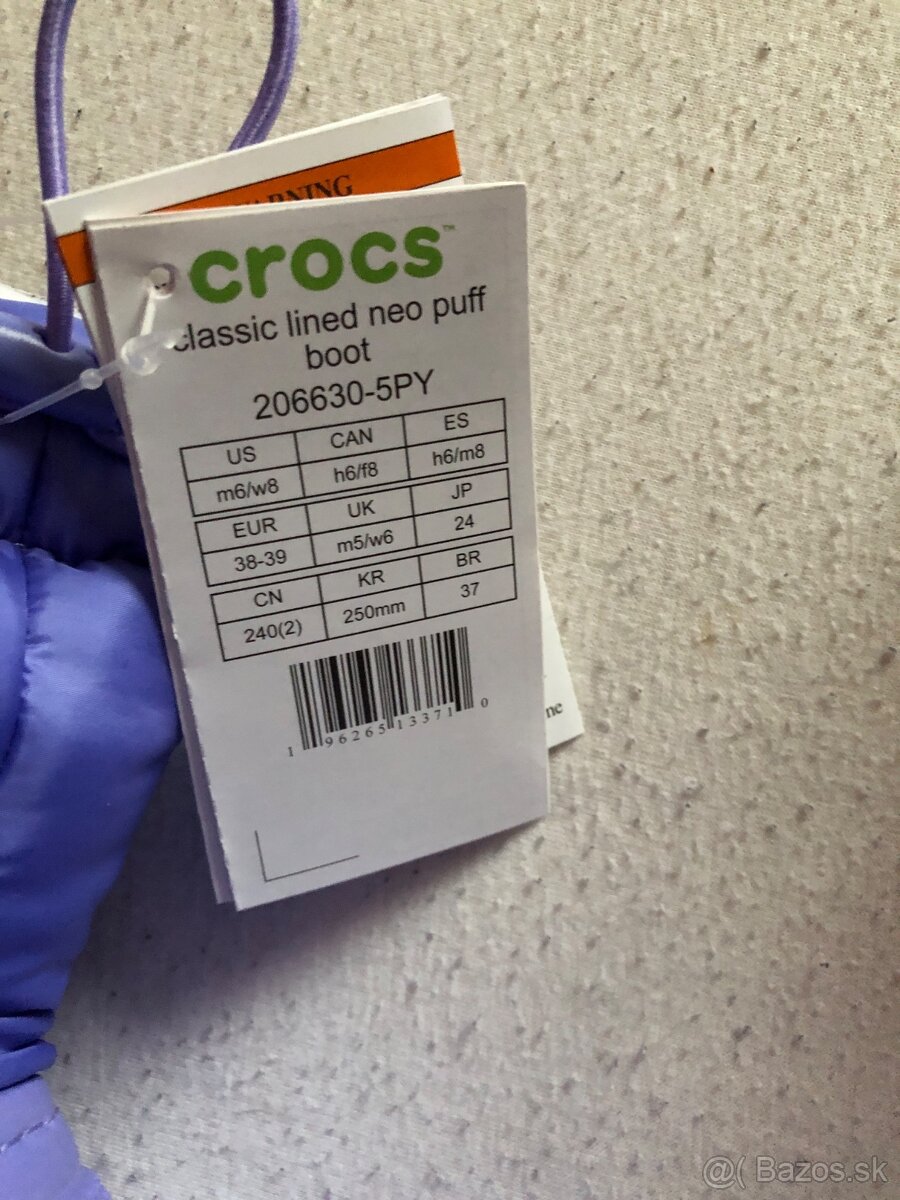 Gumáky z kožušinou crocs - 2