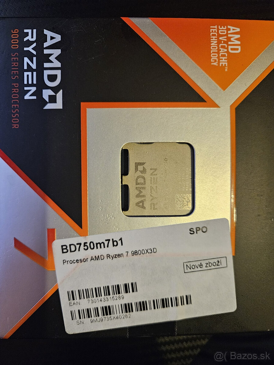 Predám procesor AMD Ryzen 7 9800X3D - 2