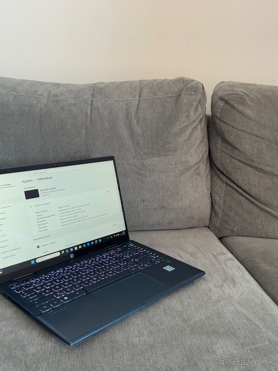 Predám notebook HP Pavilion x360 Convertible 14-dyOxxx - 2