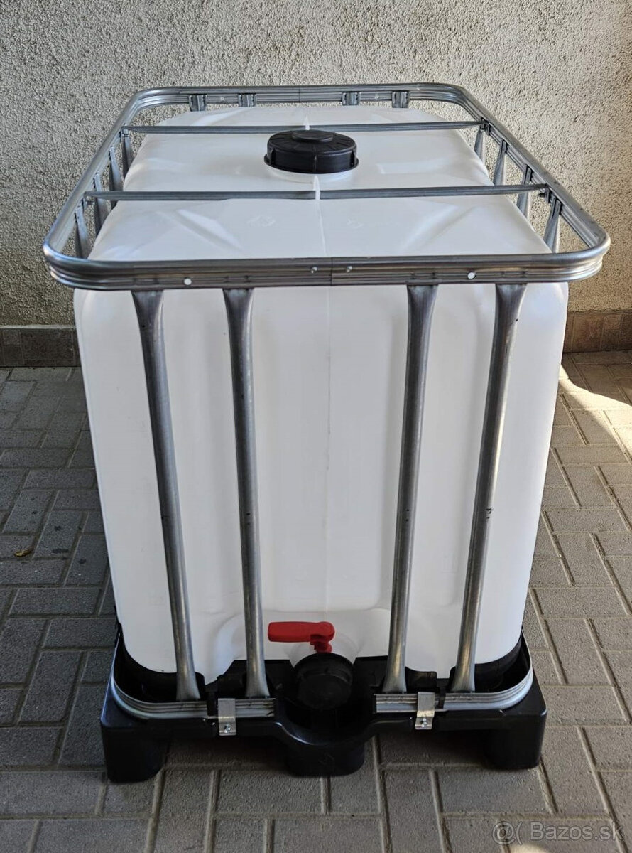 IBC kontajnery (600l.) - biele - 2