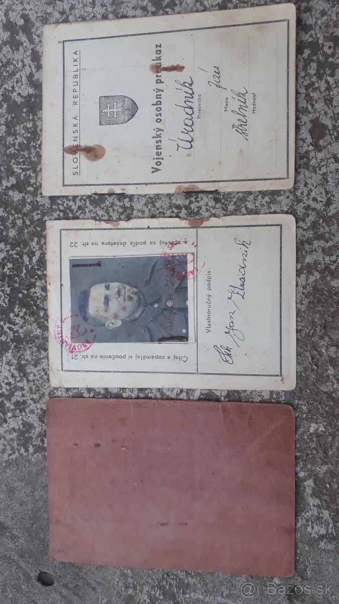 Slovensky stat preukaz VOP - 2