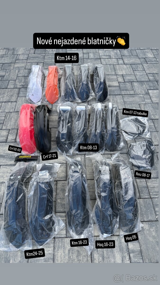 Zvyšné diely mx/enduro - 2