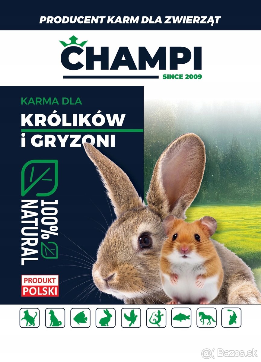 5kg Základná strava pre hlodavce - králiky škrečky - 2