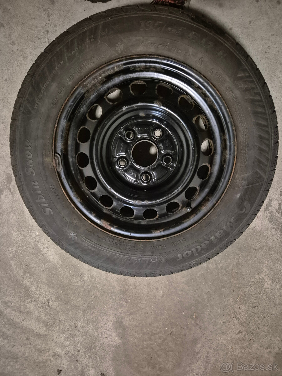 disky + zimne pneu 195/65 R15 - 2