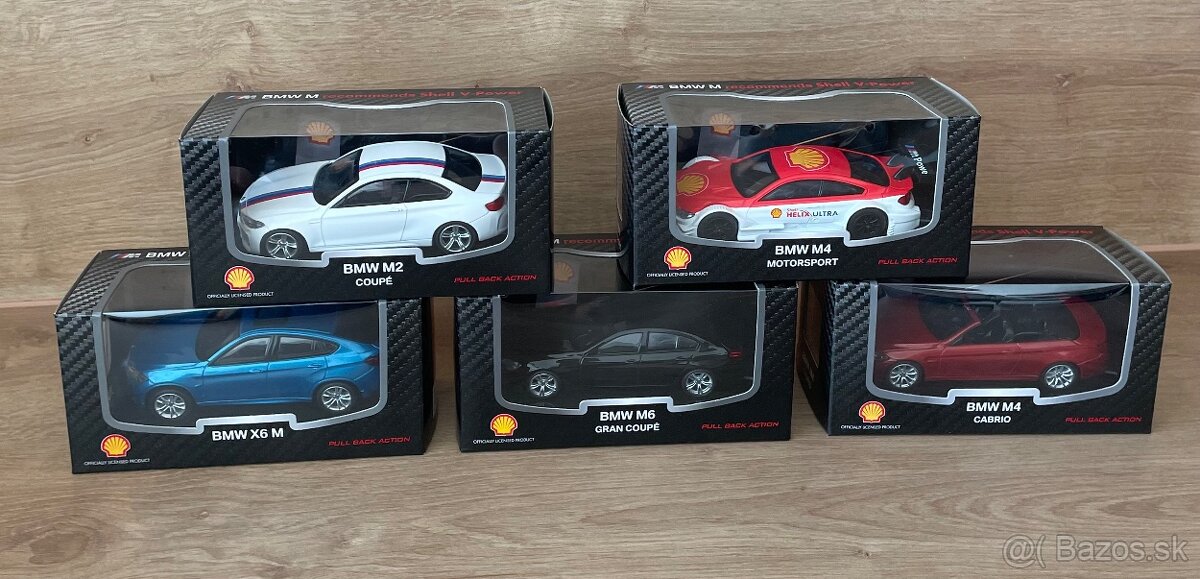 Modely Shell BMW kolekcia 2017 AUTÁ - 2