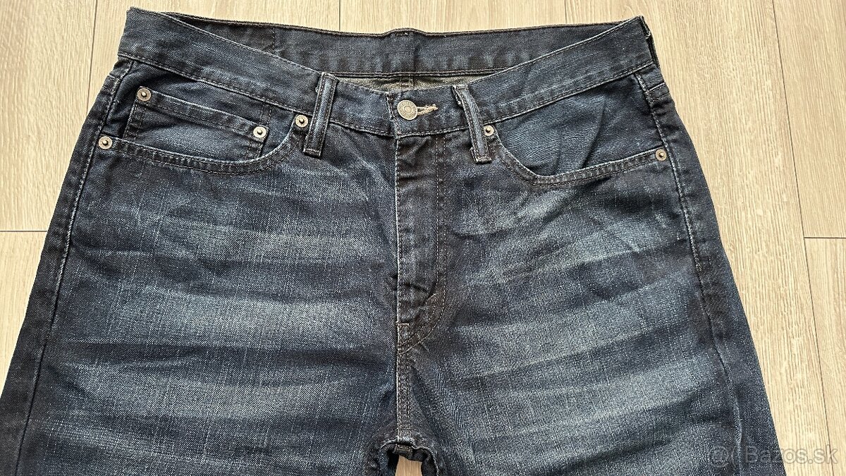 Pánske,kvalitné džínsy LEVIS 511 - veľkosť 34/31 - 2