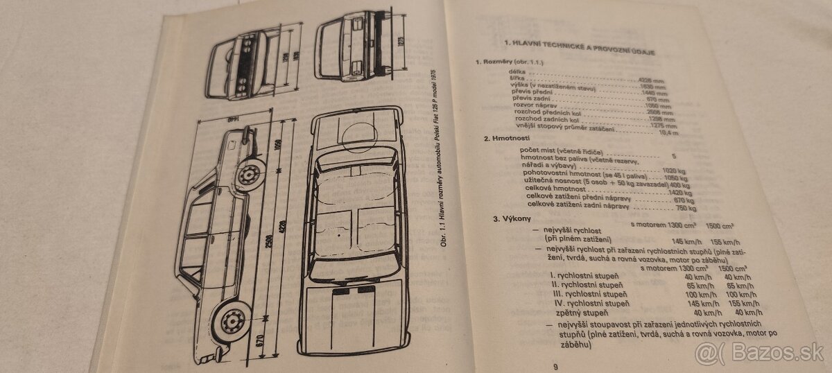 Fiat 125 P , 126 P popis – manuál údržba a opravy 125P 126P - 2