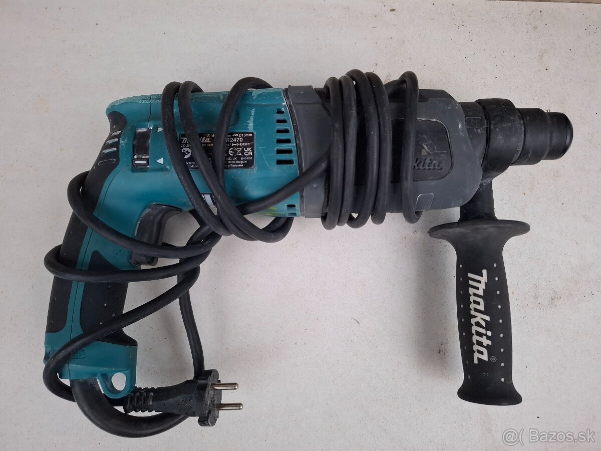 Vŕtacie kladivo, príklepová vŕtačka sds plus makita hr2470 - 2