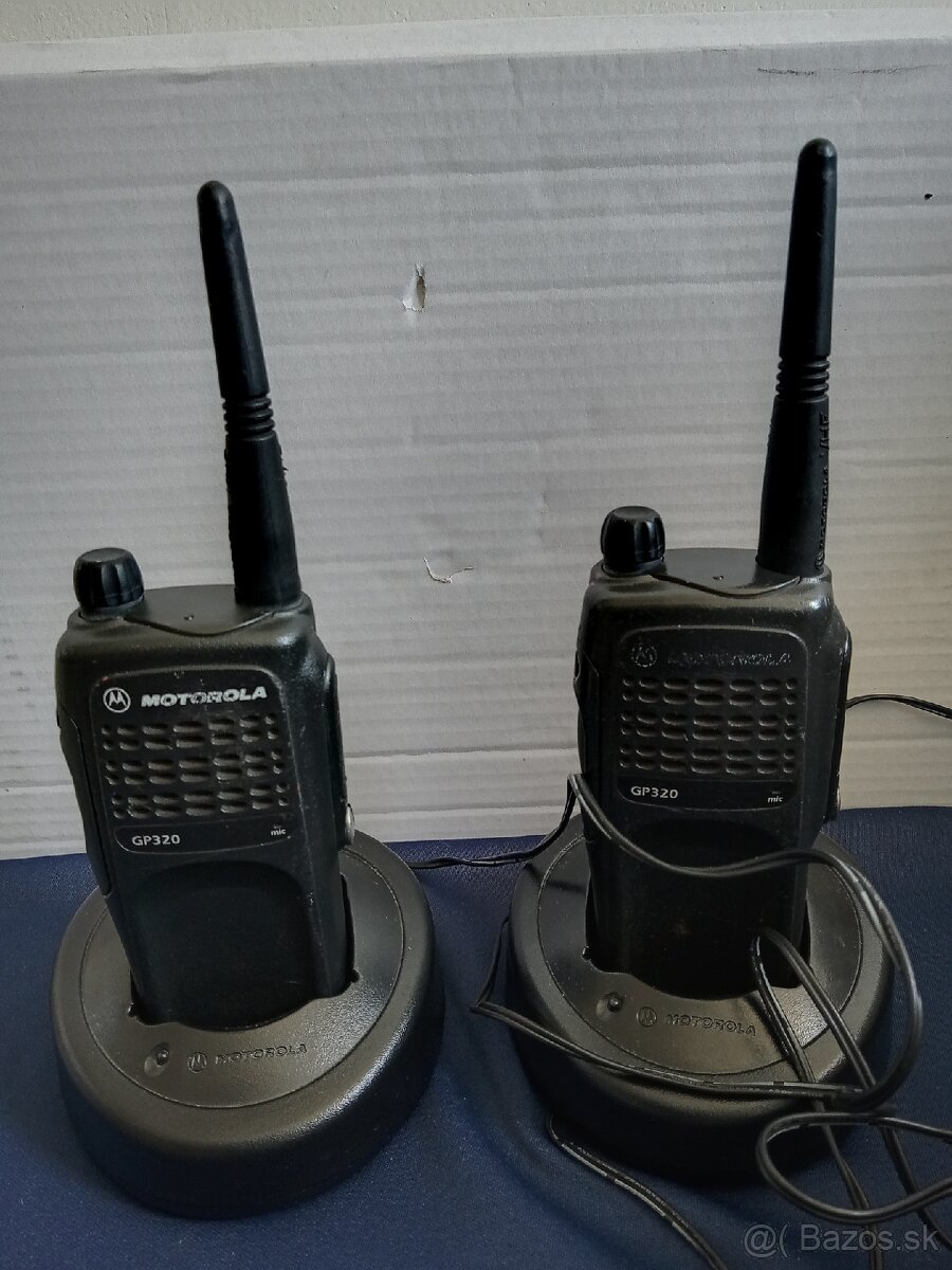 Vysielačky Motorola GP 320. Na servis. 2kusy. - 2