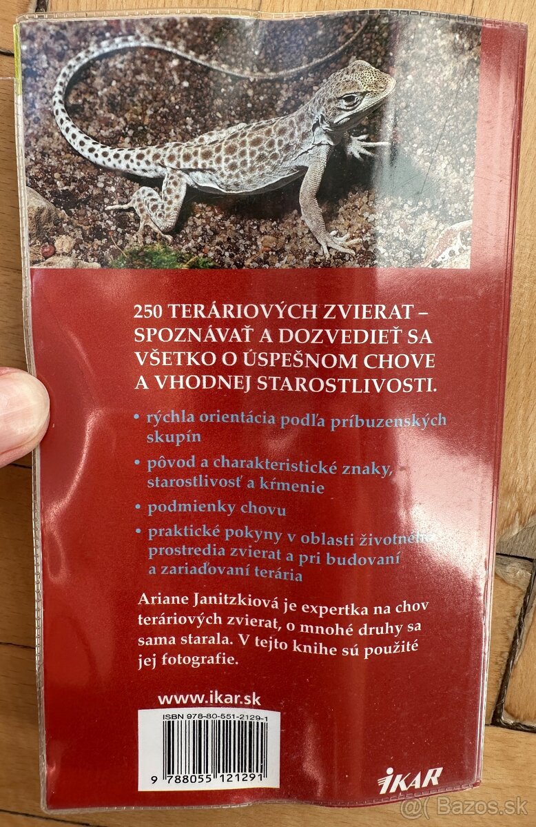 Kniha 250 teráriových zvierat Ariane Janitzkiová za 5eur - 2