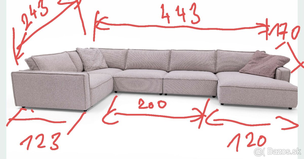 Predám sedačku do veľkej obývačky - 2