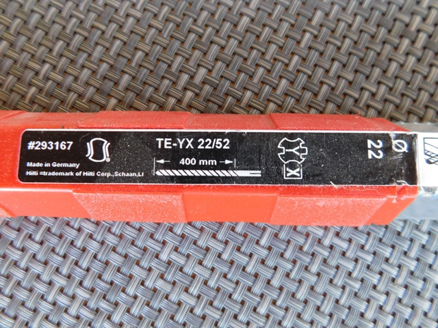 sds plus vrták max Hilti 22 400mm beton + železo - 2