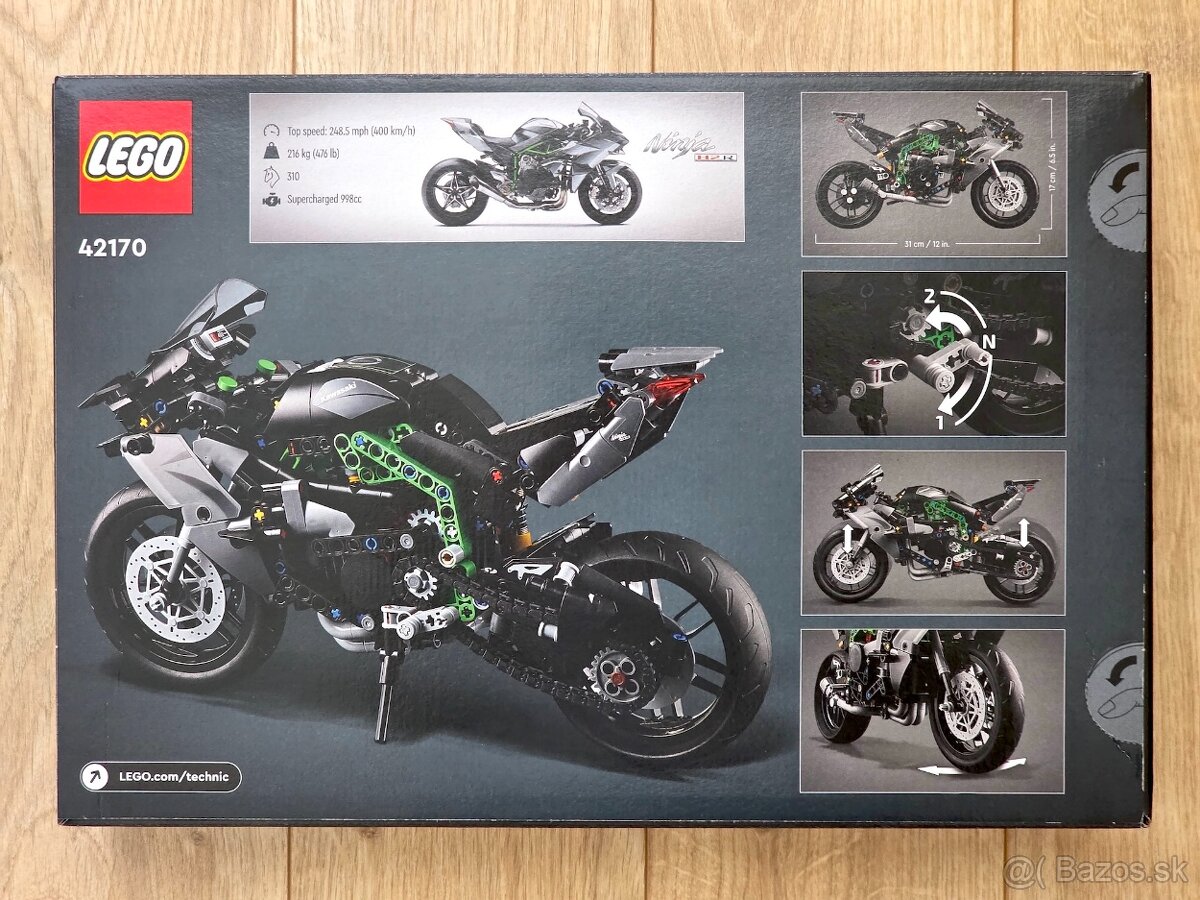 Lego Technic 42170 Motorka Kawasaki Ninja H2R - 2