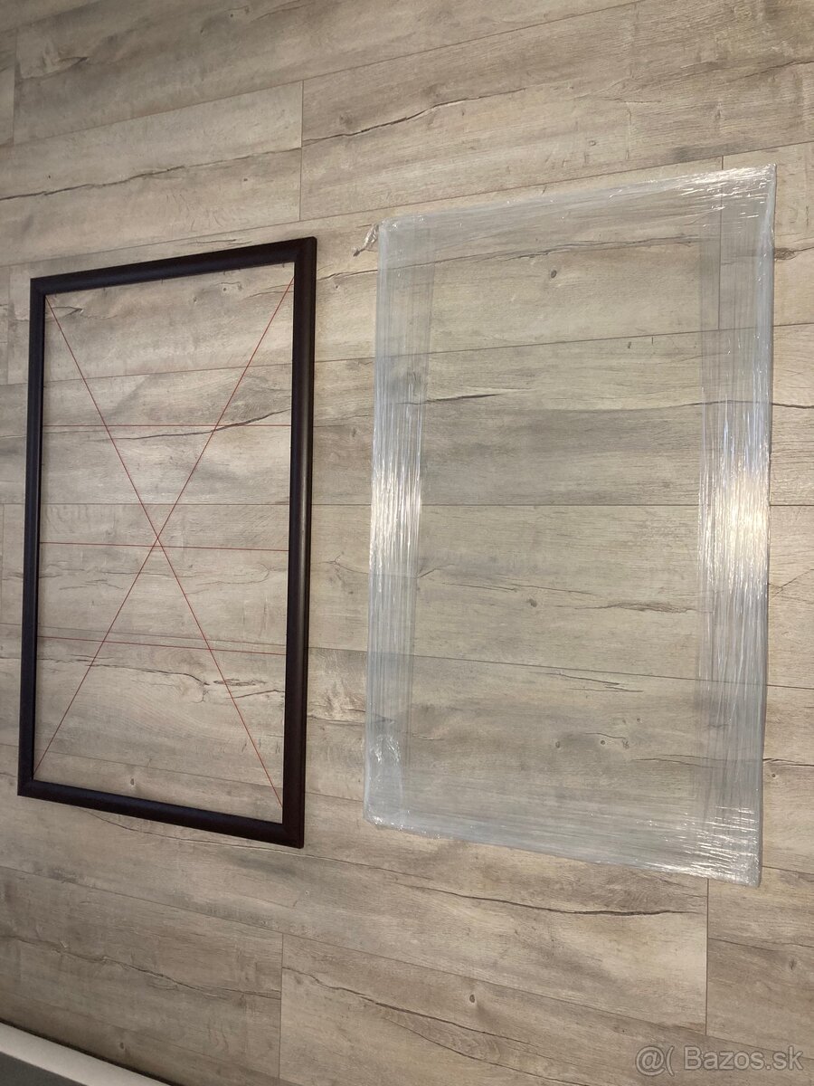 Dreveny ram na obraz hnedy - 2