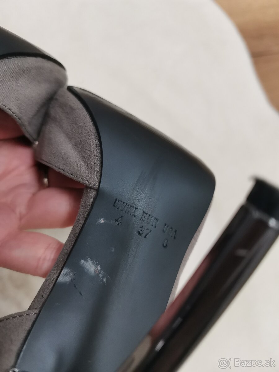 Sivé lodičky Primark č. 37 - 2