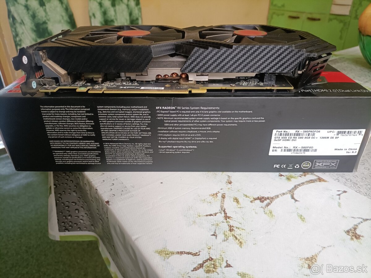 Grafická karta RTX580 ,8GB - 2