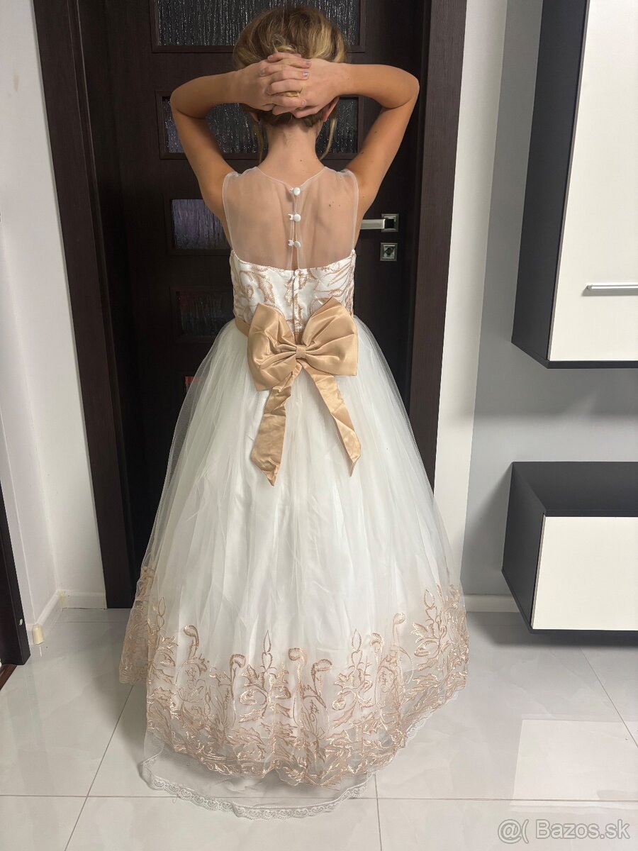 Dievčenské spoločenské šaty v.150-155 cm - 2