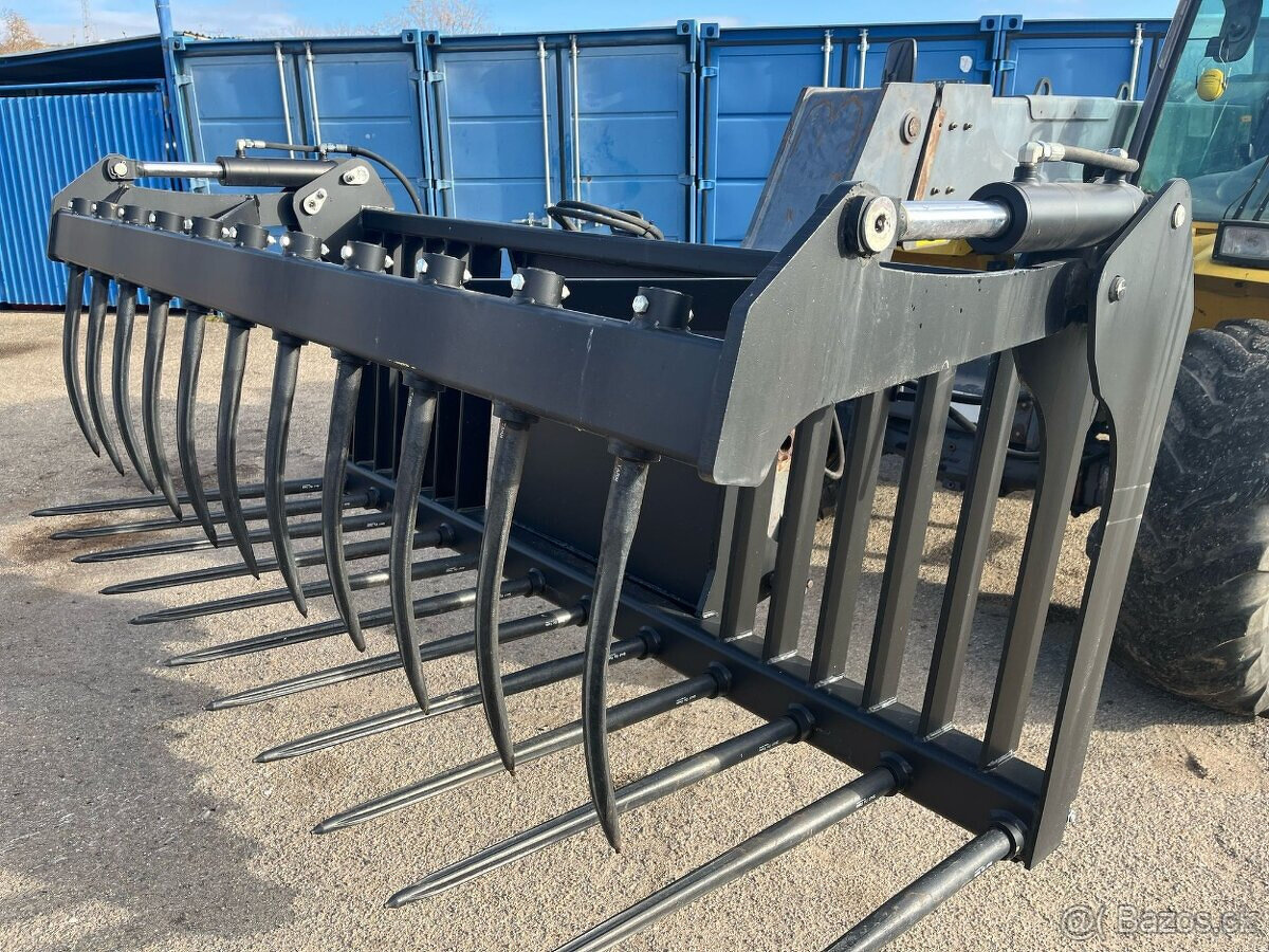 Vidle na hnoj s drapákom 1560l - 2