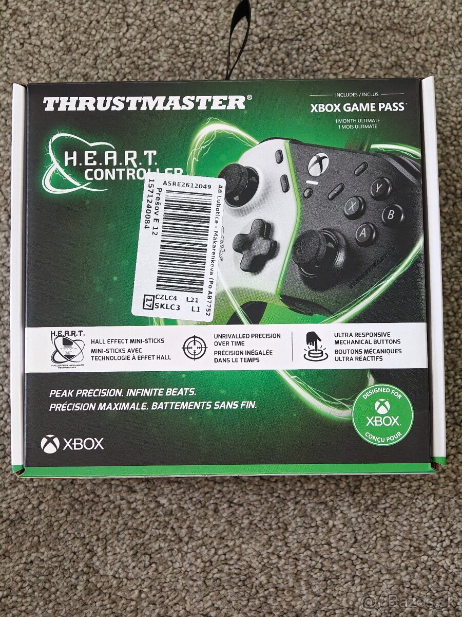 Predám nový Thrustmaster HEART Controller – nerozbalený - 2