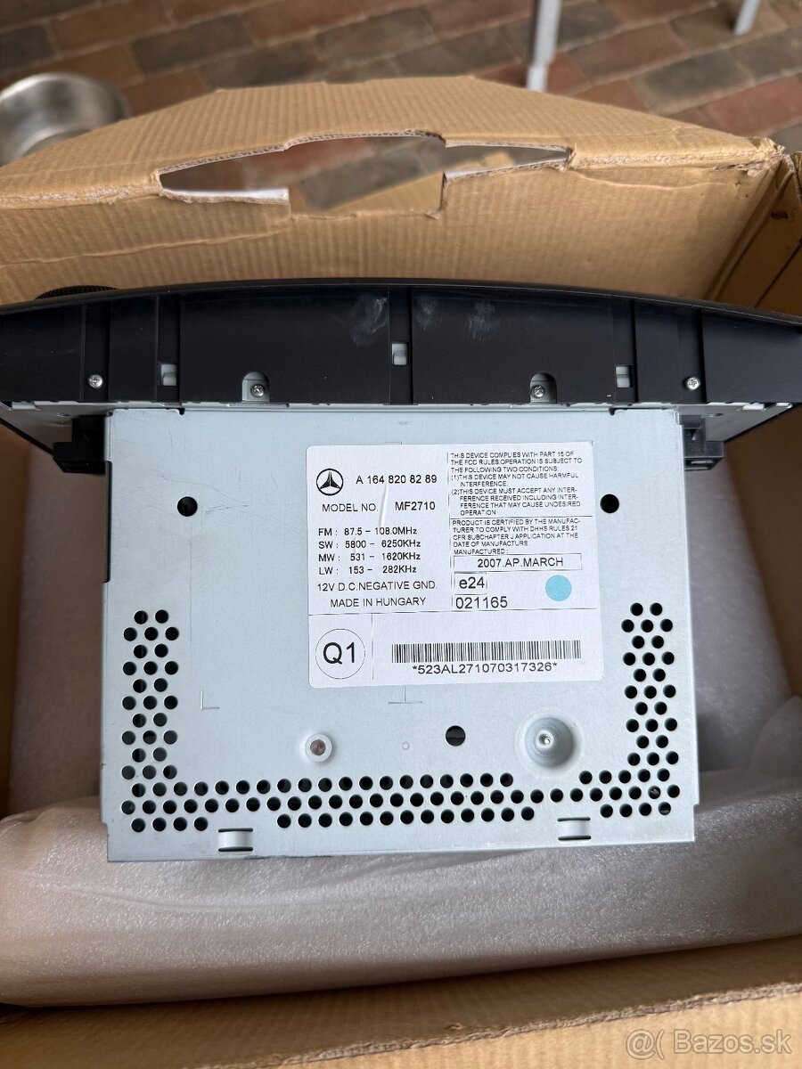 Mercedes ML W164 autoradio - 2