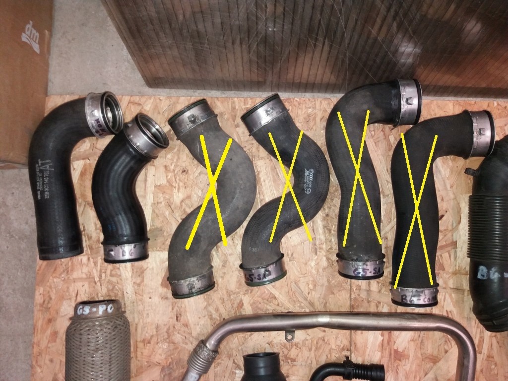 Hadice motora - 2.0TDI BKP, BKD - Passat B6, Golf 5, OCT 2 - 2