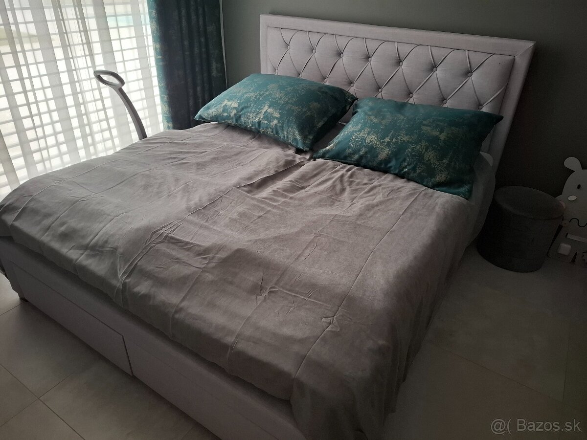 Manželská posteľ čalúnená 180 cm - 2