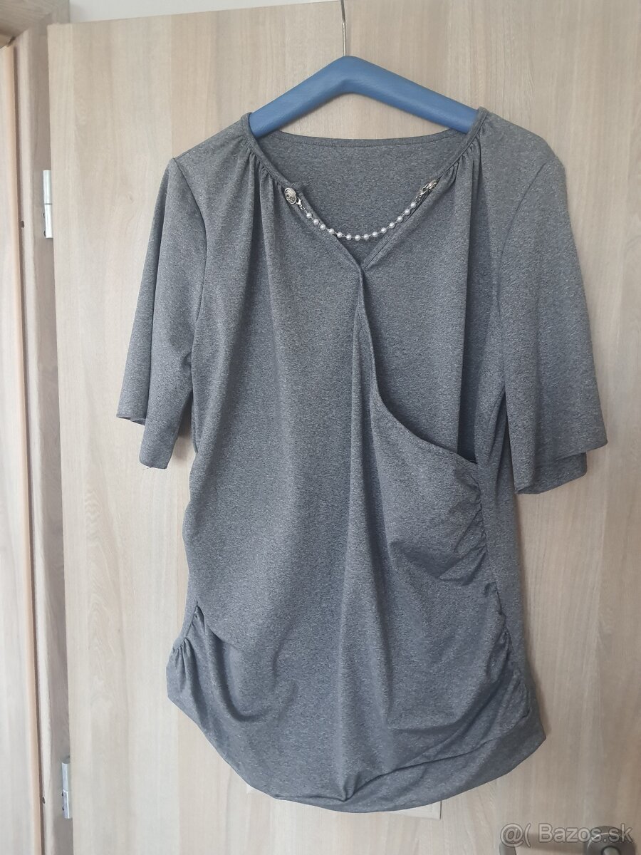 dámske letné šaty a tričká vel. 44-46 - 2