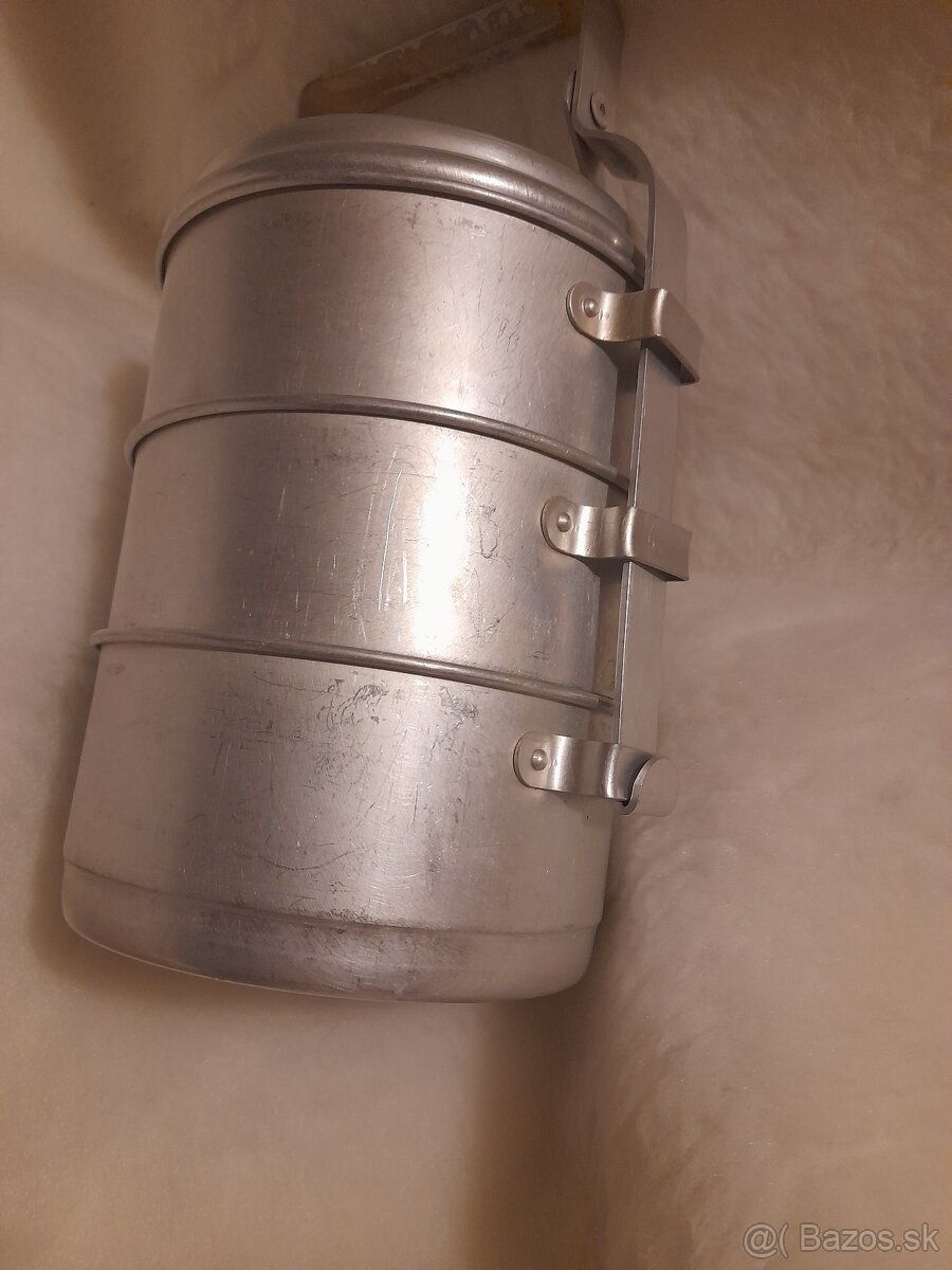 Dóza na oběd, hliníková - 2