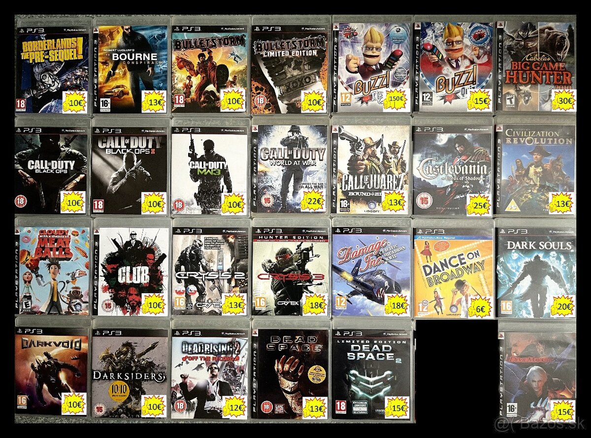 Predam PS3 hry - Crash, GTA, LEGO, FIFA, F1, BUZZ - 2