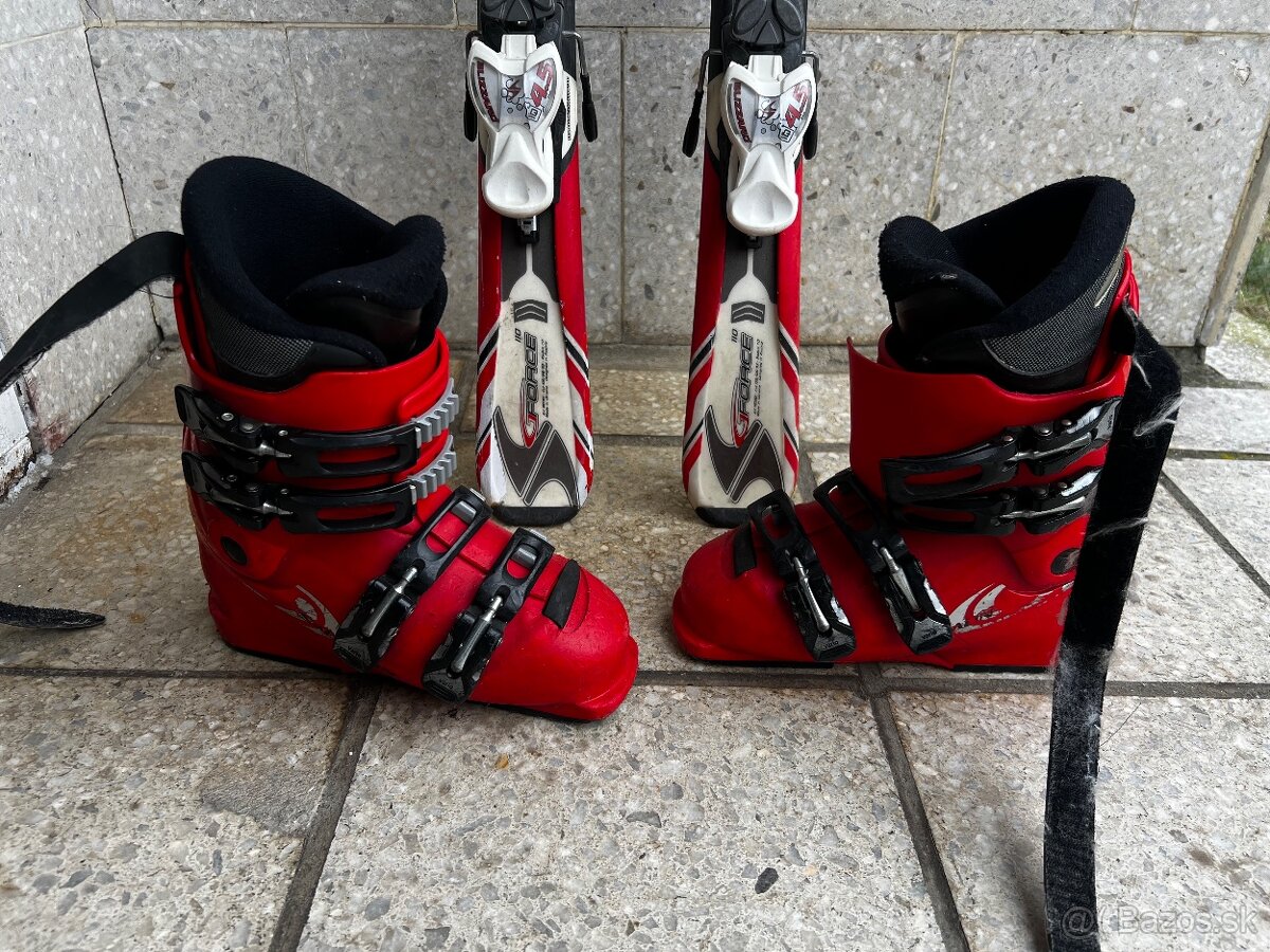 Detske lyze 110 s lyziarkami - 2