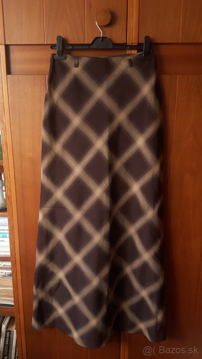 Károvaná dlhá sukňa - 2