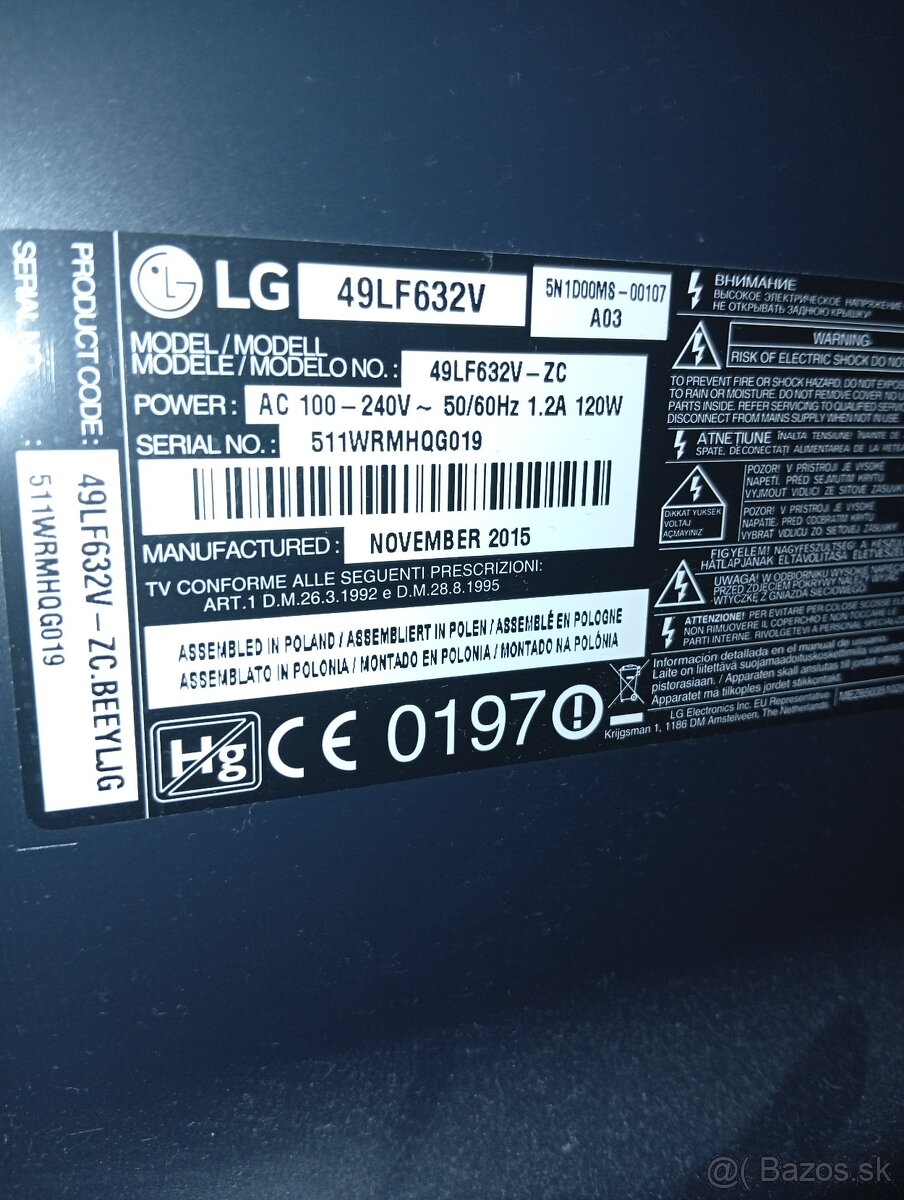 LG Smart TV 49LF632V - 2