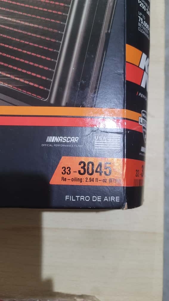 Vzduchovy filter KN Toyota - 2