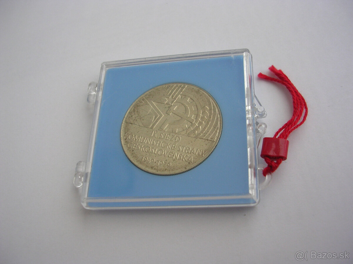 Ag minca 50 Kčs 1979 IX.zjazd KSČ PROOF - 2