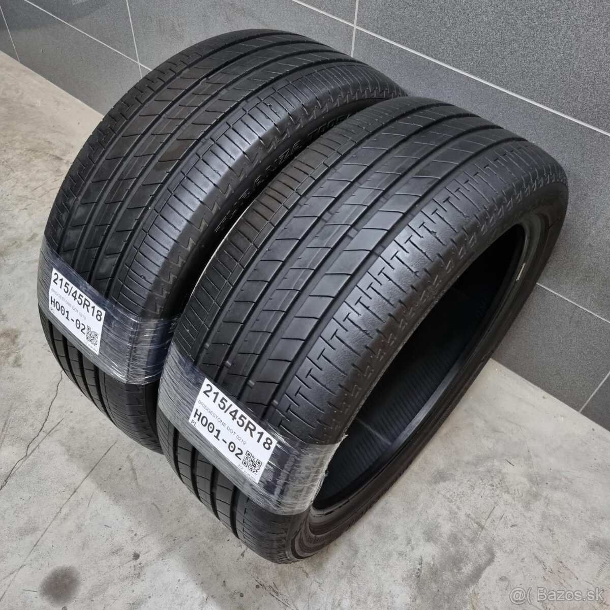 Letné pneumatiky 215/45 R18 BRIDGESTONE - 2