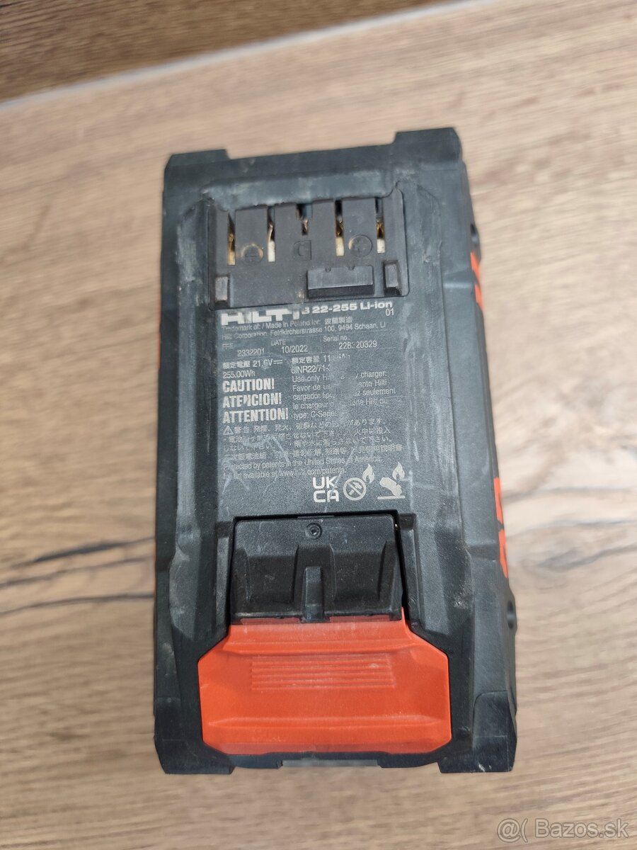 batéria hilti b22 255 - 2