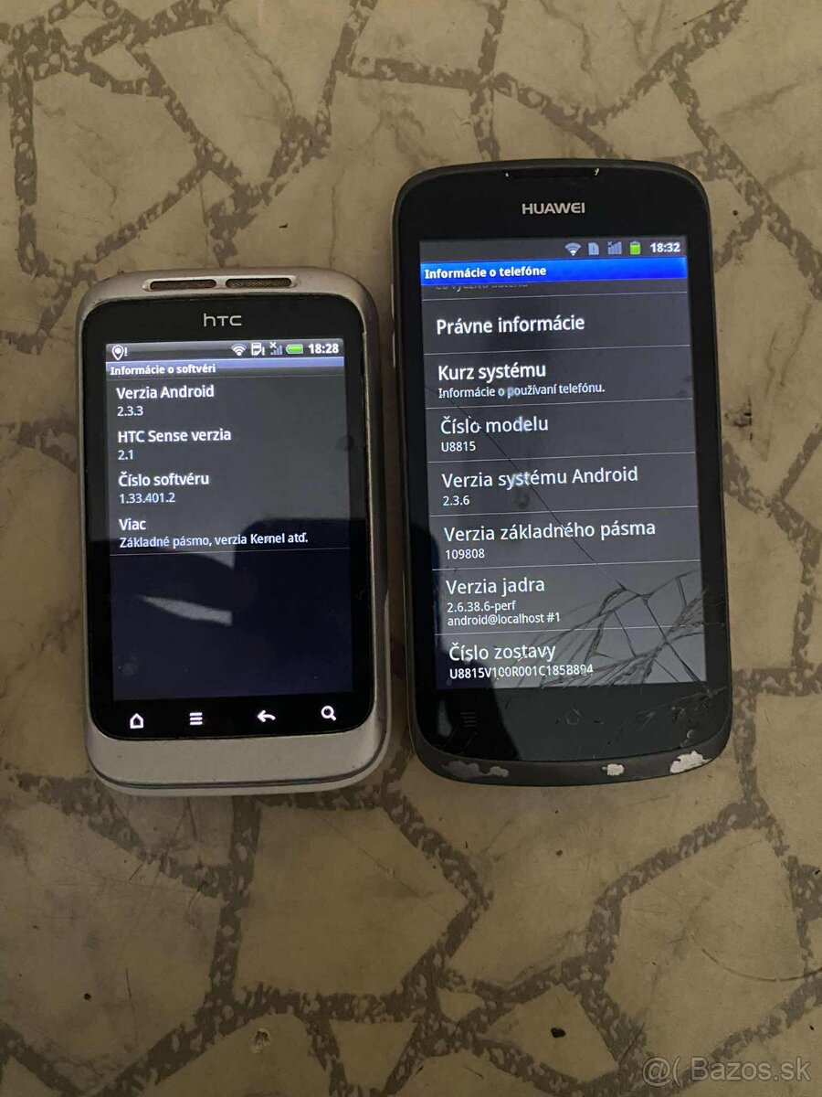 Predám huawei staré dotykové telefoni - 2